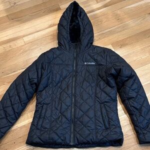 🖤Columbia Womens Black Quilted Jacket Copper Crest. All black